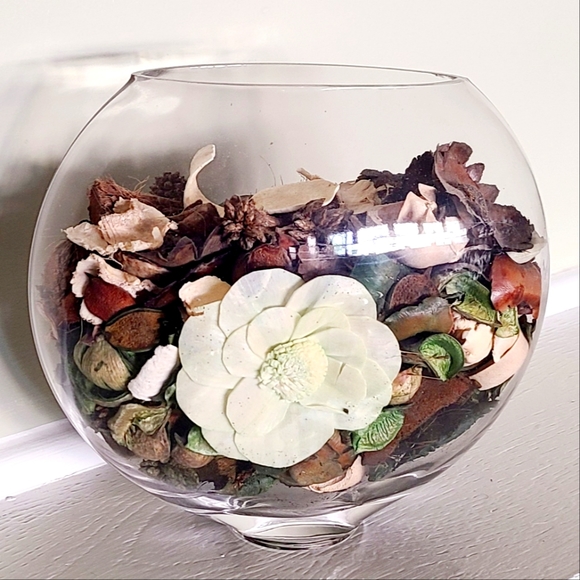 Glass Vase with Floral Filler - Picture 2 of 6